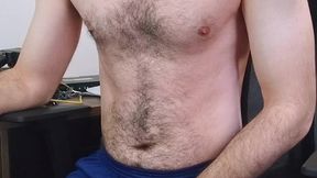 jerking my cock until shot a huge load