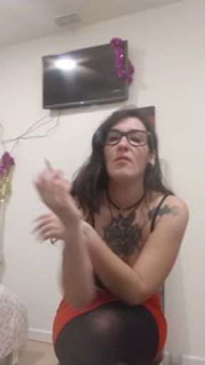 Roleplay. Sexy secretary smokes for you.