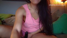 Masturbating on the Couch While I Watch You Cum