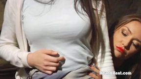 Butsy Lesbian Slave Receives Big Strapon As A Gift From Madame