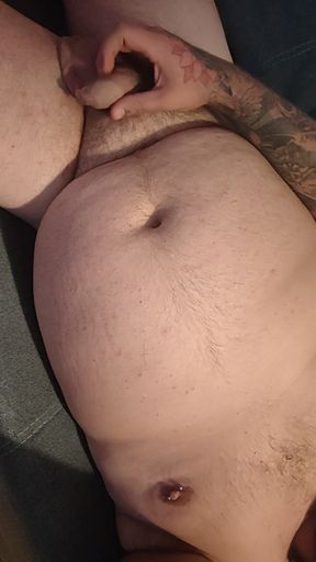 Stroking the tummy