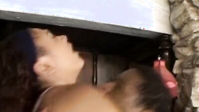 Fantastic French ebony babe enjoys hardcore anal fuck