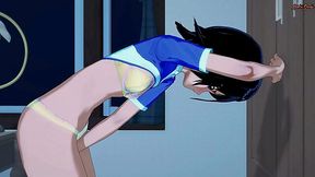 Petite Rukia Fingers Herself to Climax - Bleach Hentai
