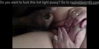 Watch as his big black monster cock stretches out my pussy