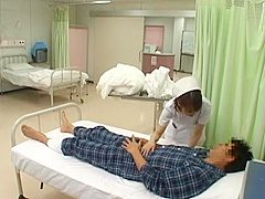 Amazing Japanese model Nozomi Osawa, Luna Kanzaki, Hinata Komine in Horny Nurse, Stockings JAV video