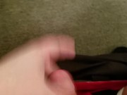 Sneaky wank at work