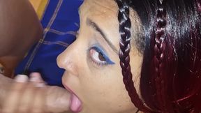 My sister-in-law likes to suck my cock like ice cream