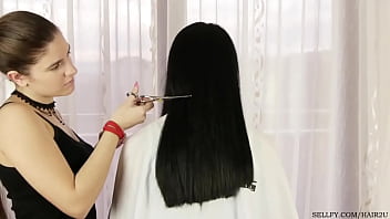 Girl has her hair cut as punishment for using her sister&#039_s hairbrush