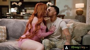 MOMMY'S BOY - Big Tits Stepmom Lauren Phillips Gives Hardcore Interracial Fuck To Thoughtful Stepson