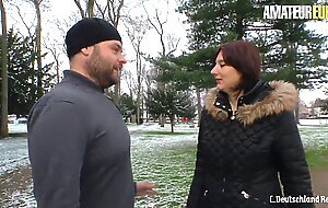 DeutschlandReport - Hot German Amateur MILF Rough SEX at Home - AmateurEuro