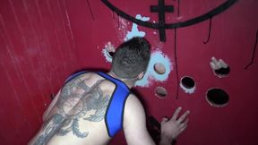 Slut fucked raw by Jess in,  glory holes