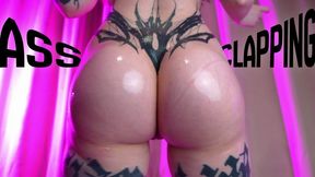 PAWG ASS CLAPPING JOI | CUM ON MY OILED ASS
