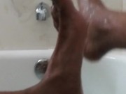 Bath time... 6:43pm this Sunday