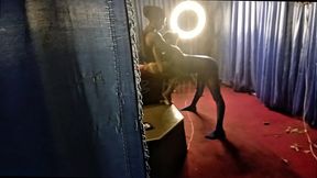 step daughter was misbehaving so i bent her lil ass over and fucked her lil midget friend recklessly!!