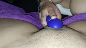Step mother and stepcousin's lesbian fingering session leads to a messy squirt