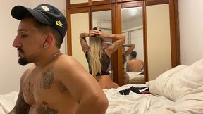 dupla penetracao so que ela nao tava aguentando
