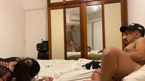 dupla penetracao so que ela nao tava aguentando