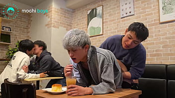 Blowjob and Sex in the Public Cafe