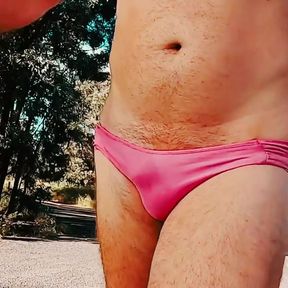 Pink Bikini Crossdress Truckstop