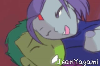 sharing a bed with Raven