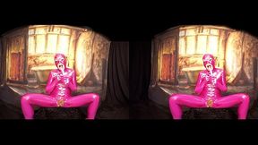 356 - Rebeka Black - 3DVR Dildo masturbation - Cosplay - Theme Pink spandex fetish
