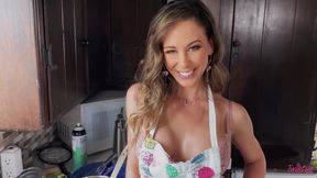 Twistys - Curvacious MILF Cherie Deville Is Baking Delightful Goodies in the Kitchen