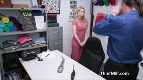 Thief Fucked At The Office After Strip Search - Sunny Lane