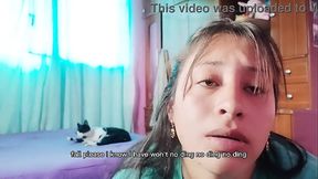 With that tender little face my stepsister swallows my semen
