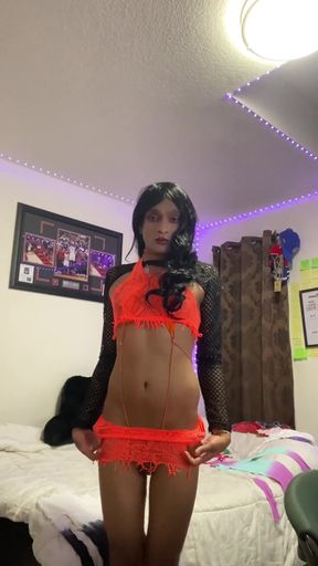 Hot Indian Fem Boy Crossdresser Sissy