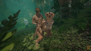 Wild Life / Leopard Playing With Her Prey