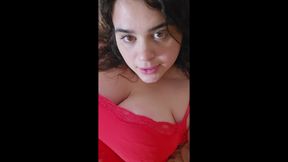 Facetiming My Cuck After a Rough Creampie - Ass &amp; Pussy Cleanup JOI