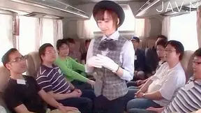 Petite Beauty Rides Two Cocks as Peeping Perverts Look On