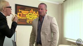 julie hunter tries it with civil work - unfortunately, in this company her past life is known - so she is the career ladder up?