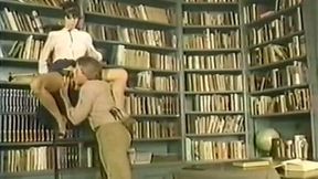 Kinky librarian Bridgette is going naughty and dirty at work