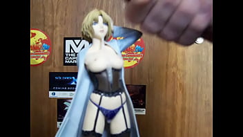 Guy cums on Hentai doll