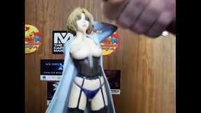 Guy cums on Hentai doll
