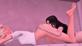 futanari stepsister seduced and subdued stepsister for hardcore sex (sims + anime hentai + sfm)