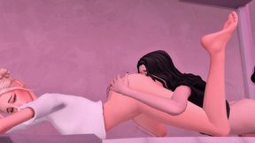 futanari stepsister seduced and subdued stepsister for hardcore sex (sims + anime hentai + sfm)
