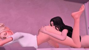 futanari stepsister seduced and subdued stepsister for hardcore sex (sims + anime hentai + sfm)