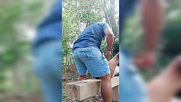 Leyne Rodriguez. Latina fucking in a natural park