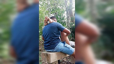 Leyne Rodriguez. Latina fucking in a natural park