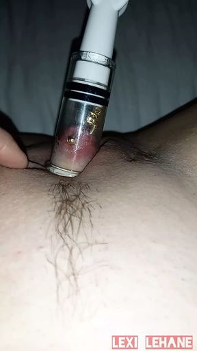 Lexi Lehane&#039;s pumped clit with piercing