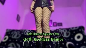 POV: Goth Giantess Squashes You Flat With Her Big Stompy Boots