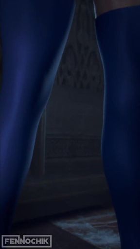 Luna from Dota 2 Ass & Mouth Fucked (Gloryhole)