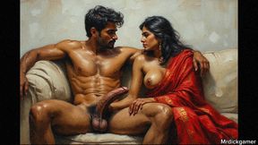 Indian lesbian girl first time Fucking with big black cock