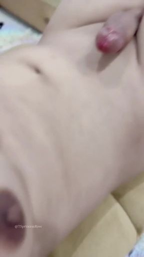 Asian Femboy Cumshots