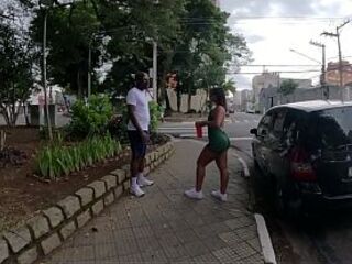 Screwing the vagina and butt of the sexy gym angel on my bed.