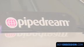 BoyObsession.com - Pervy youngster Ryan Daley bent over car hood for intense anal