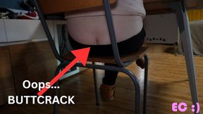 Buttcrack Office Chair Tights 4K