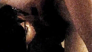 Cumshot on the Dripping Tongue